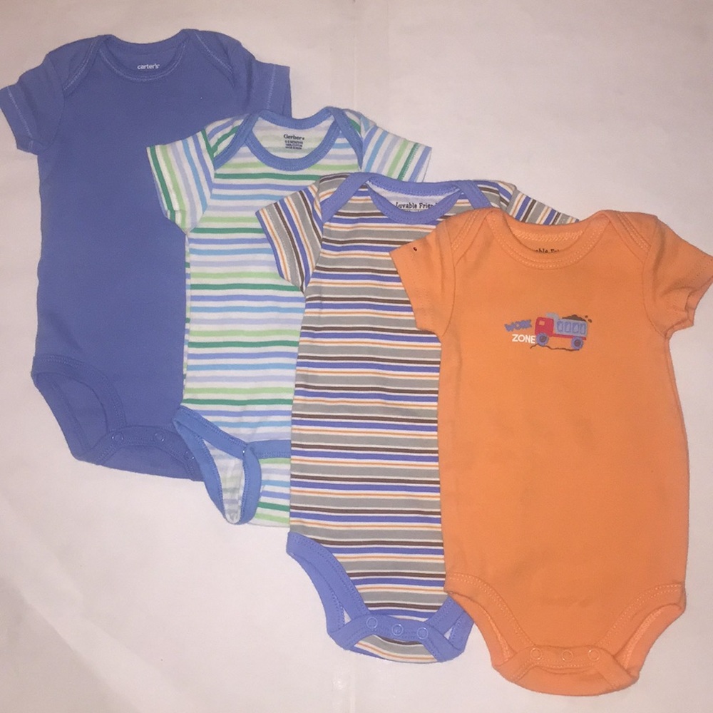 Baby Boy Onesies Bundle of 4